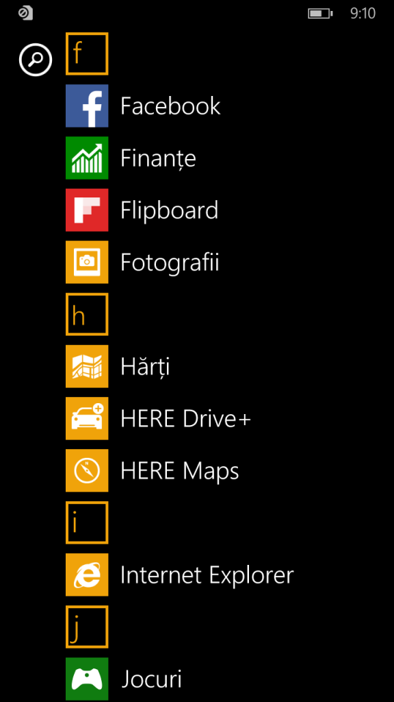 13.Poza Lumia 830 aplicatii2