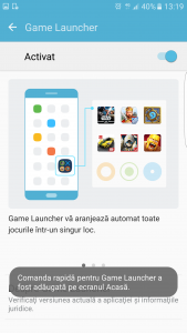 18.Poza Galaxy S7 EDGE lansator jocuri